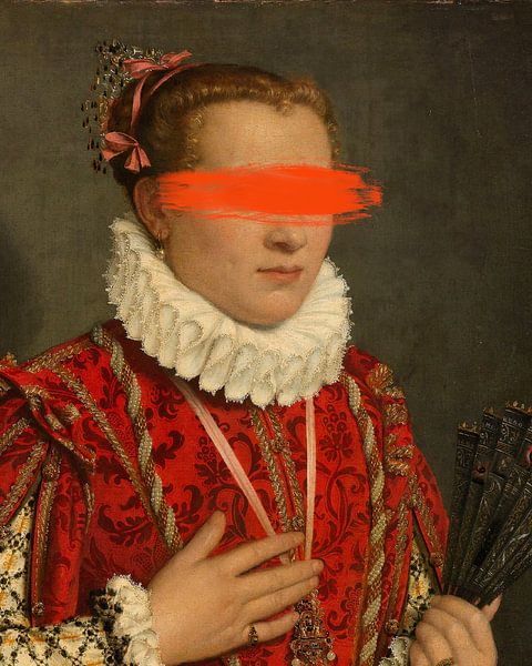 Portrait d'une jeune femme, original de Giovanni Battista Moroni par The New Classics