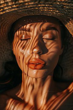 fantasie model vrouw glossy van Egon Zitter