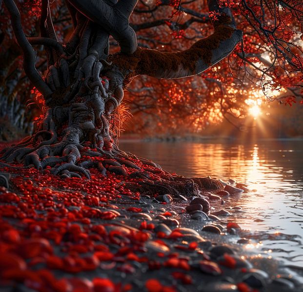 The Glowing Bank by Art-House