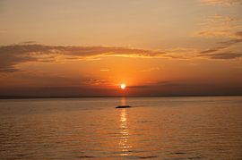 Sonnenuntergang am Bodensee von Richard Wareham
