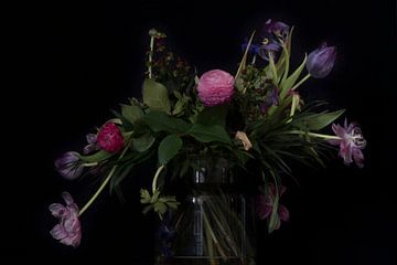 Stilleven met bloemen van Maerten Prins