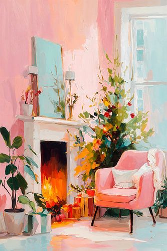 Cozy Christmas in Pastels no.1