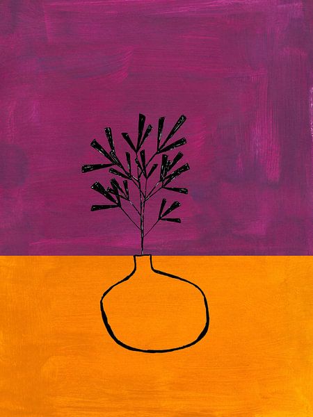 Gold Wine Vase by Ejaaz Haniff