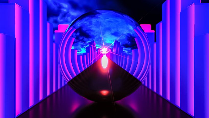 Glass globe by Rainer Zapka