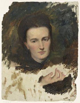 Portret van een vrouw, Thérèse Schwartze