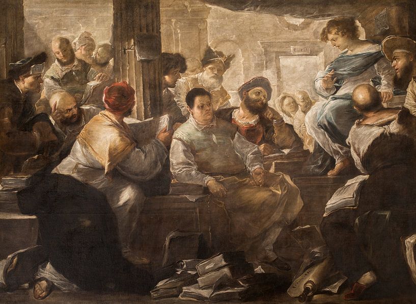 Christ among the Doctors, Luca Giordano by Masterful Masters