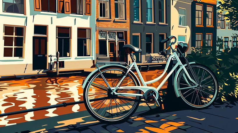 Bicycle on the canal by May