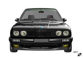 BMW 3 series type E30 convertible in original color by aRi F. Huber