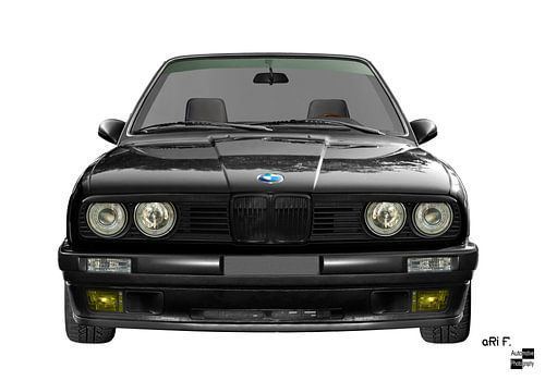 BMW Série 3 Type E30 Cabriolet en couleur d'origine