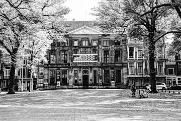 Paleis Lange Voorhout Escher in het Paleis Den Haag Nederland Zwart-Wit van Hendrik-Jan Kornelis