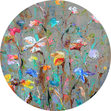 Wild Flowers Flow van Atelier Paint-Ing
