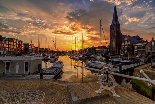 Harlingen,  Zuiderhaven  - zon