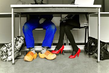 Clogs and heels by Sonja Pixels