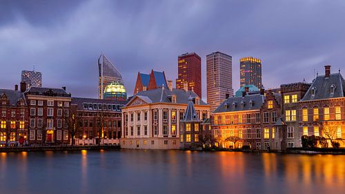 Binnenhof and Hofvijver in The Hague, the Netherlands