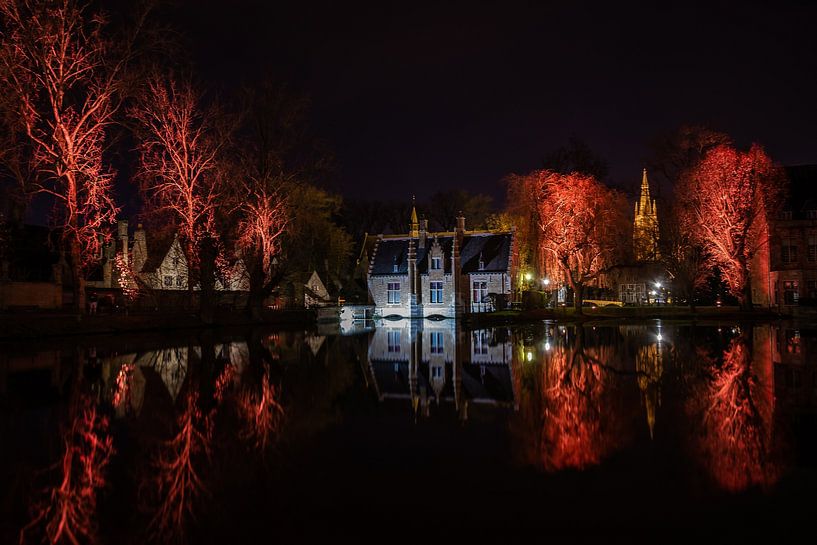 Red Lake of Love by Stefan Bauwens Photography