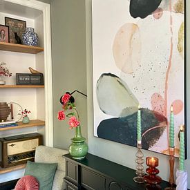 Customer photo: Modern and abstract organic forms by Studio Allee, on ArtFrame