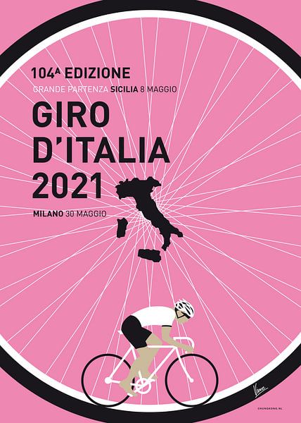 2021 GIRO DITALIA von Chungkong Art