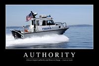 STK107067M-Authority: Inspirerende en motiverende poster