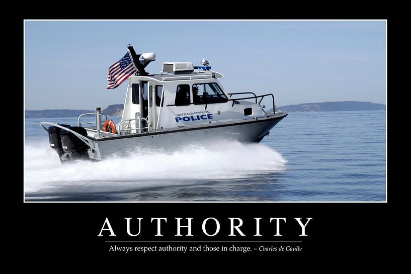 STK107067M-Authority: Inspirierendes Zitat und Motivationsposter von Stocktrek Images