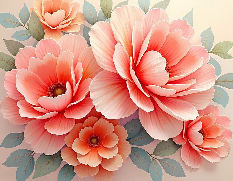 Coral Serenity by Artistic