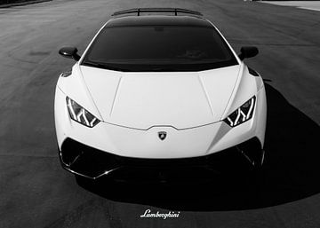 Lamborghini White by Vicky Hanggara