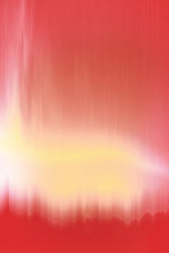 Polaris Burning; abstract artwork with warm colours for the home by Barry Burrata