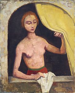 Karl Hofer, Fille à la fenêtre, 1942