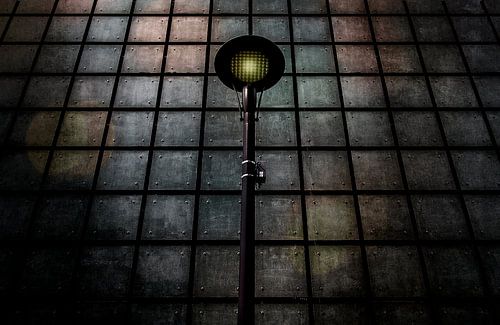 Streetlight and squares