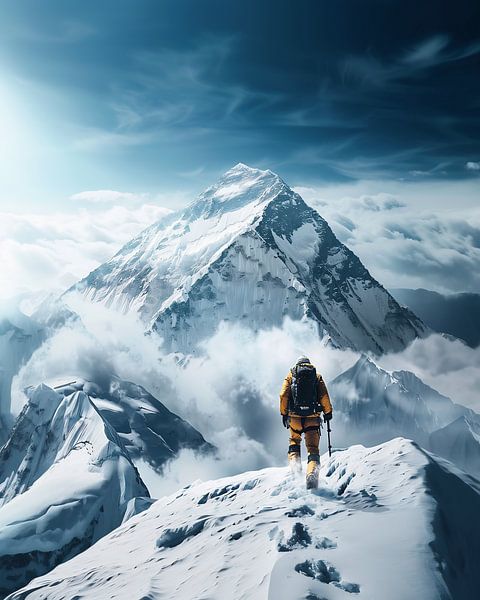 Verlichte pieken in de schemering van fernlichtsicht