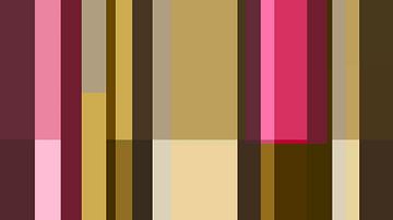 Abstractie in moderne trendkleuren van Mad Dog Art