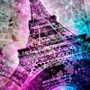Pop Art Eiffel Tower by Melanie Viola
