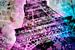 Pop Art Eiffelturm von Melanie Viola