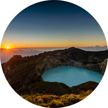 Gunung Kelimutu van Peter Vruggink