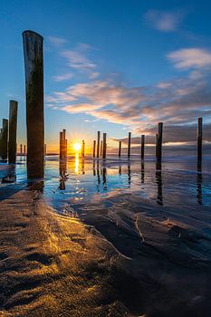 Les chapeaux de Palendorp : un magnifique coucher de soleil