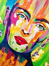Frida Kalo Living van Kathleen Artist Fine Art thumbnail