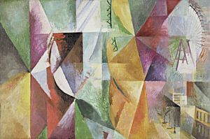 Die drei Fenster, der Turm und das Rad (1912)