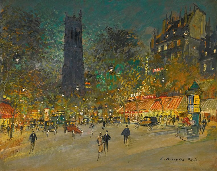 Konstantin Alexejewitsch Korowin - Der Turm Saint Jacques von Peter Balan