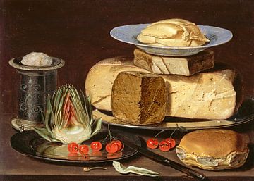 Clara Peeters. Still Life with Cheeses