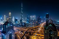 Burj Khalifa Dubaï de nuit