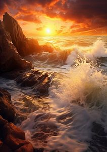 Goldene Stunde am Meer