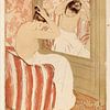 Het kapsel, Mary Cassatt van Liszt Collection