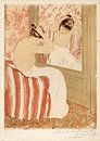 Het kapsel, Mary Cassatt van Liszt Collection thumbnail