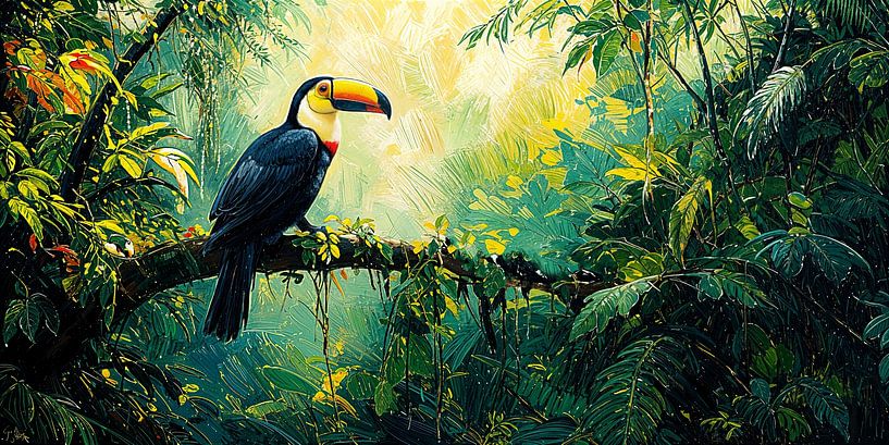 Toucan in Tropical Paradise no.1 by Studio BB