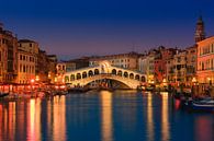 Rialto-Brücke, Venedig, Italien von Henk Meijer Photography Miniaturansicht