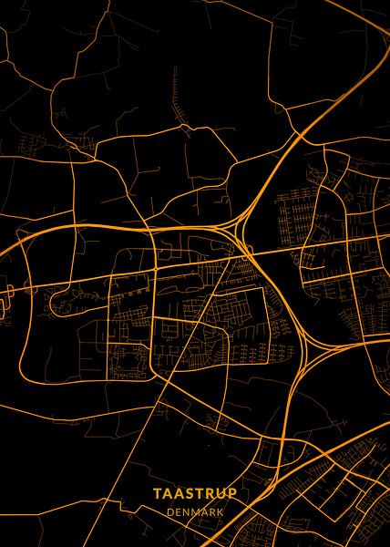 Taastrup City Map by Kenda Maruyama