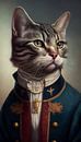 Katzenporträt aus dem 19. Jahrhundert von But First Framing Miniaturansicht