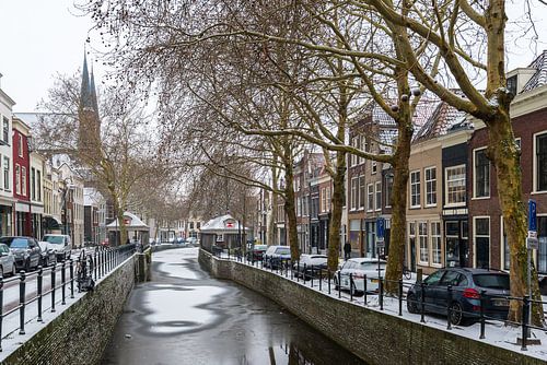 Visbanken in Gouda