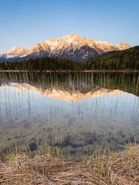 Alpenglühen am Lautersee von Michael Valjak