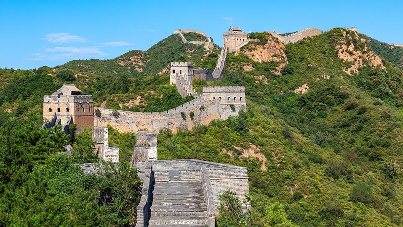 Die Große Mauer bei Jinshanling in China von Roland Brack