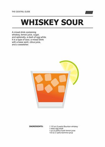 whiskey sour cocktail